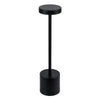 GloboStar® JOJO 76520 Μοντέρνο Επιτραπέζιο Φωτιστικό Πορτατίφ LED 1.5W 105lm 120° DC 5V Επαναφορτιζόμενο με Μπαταρία Li-ion 1800mAh - Διακόπτη Αφής με 3 Εναλλαγές Φωτισμού CCT Θερμό - Φυσικό - Ψυχρό 1500K - 4500K - 6000K Dimmable - D8 x H34cm - Μαύρο