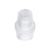 GloboStar® DIY 77562 Επιτοίχιος Στυπιοθλίπτης - Στήριγμα Καλωδίου Φωτιστικού - Φ1.6 x Υ2.3cm - Διάφανο - Πλαστικό - 5 Χρόνια Εγγύηση