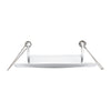 GloboStar® 77814 Χωνευτή Στρογγυλή Βάση για LED Spot GU10 - MR16 - GU5.3 Λευκή Κινούμενη σε 2 Άξονες Φ95mm