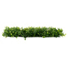 GloboStar® 78407 Artificial - Συνθετικό Τεχνητό Διακοσμητικό Πάνελ Φυλλωσιάς - Κάθετος Κήπος Ίληξ - Νάνος Φτέρη - Κοράλι - Κουφέα Πράσινο Μ60 x Υ40 x Π10cm