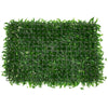 GloboStar® 78411 Artificial - Συνθετικό Τεχνητό Διακοσμητικό Πάνελ Φυλλωσιάς - Κάθετος Κήπος Τριφύλλι - Νάνος Φτέρη Πράσινο Μ60 x Υ40 x Π8cm