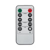 GloboStar® FIREFLAME 79542 Διακοσμητικό Realistic Κερί Παραφίνης με LED Εφέ Κινούμενης Φλόγας - Μπαταρίας & Ασύρματο Χειριστήριο IR Θερμό Λευκό 3000K Dimmable - Φ10 x Υ15cm