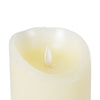 GloboStar® FIREFLAME 79543 Διακοσμητικό Realistic Κερί Παραφίνης με LED Εφέ Κινούμενης Φλόγας - Μπαταρίας & Ασύρματο Χειριστήριο IR Θερμό Λευκό 3000K Dimmable - Φ10 x Υ20cm