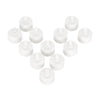 GloboStar® 79565 ΣΕΤ 12 Διακοσμητικών Realistic Κεριών με LED Εφέ Κινούμενης Φλόγας - με Ενσωματωμένη Μπαταρία - Επαναφορτιζόμενα & Βάση Φόρτισης Θερμό Λευκό 2700K