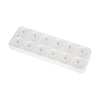 GloboStar® 79565 ΣΕΤ 12 Διακοσμητικών Realistic Κεριών με LED Εφέ Κινούμενης Φλόγας - με Ενσωματωμένη Μπαταρία - Επαναφορτιζόμενα & Βάση Φόρτισης Θερμό Λευκό 2700K