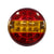 GloboStar® 79926 Φανάρι Universal για Τρέιλερ LED 10W - DC 12V - Κόκκινο - Πορτοκαλί - Αδιάβροχο IP66 - Φ13.5 x Υ5.5cm - 2 Χρόνια Εγγύηση