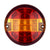 GloboStar® 79927 Πίσω Φανάρι Φορτηγού 20 LED DC 24V Στρογγυλό Universal Αδιάβροχο IP66 Κόκκινο - Πορτοκαλί