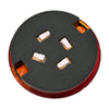 GloboStar® 79927 Πίσω Φανάρι Φορτηγού 20 LED DC 24V Στρογγυλό Universal Αδιάβροχο IP66 Κόκκινο - Πορτοκαλί