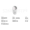 GloboStar® 80054 SONOFF S26R2ZBTPF-DE - Zigbee Smart Plug Schuko EU - Smart Plug