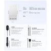 GloboStar® 80082 SONOFF THR320 TH ORIGIN Smart LAN & WiFi 2.4GHz Temperature and Humidity Control AC 100-240V Max 20A