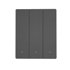 GloboStar® 80089 SONOFF M5-3C-80 SwitchMan Mechanical Smart Switch WiFi & Bluetooth AC 100-240V Max 6A 1320W (2A/Way) 3 Way