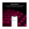 GloboStar® 80098 SONOFF L3-5M RGB Smart LED Strip Light WiFi 2.4GHz 90 SMD/M 5050 5m Roll & Power Adapter DC 5V Max 10W