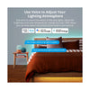 GloboStar® 80098 SONOFF L3-5M RGB Smart LED Strip Light WiFi 2.4GHz 90 SMD/M 5050 5m Roll & Power Adapter DC 5V Max 10W
