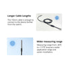 GloboStar® 80101 SONOFF DS18B20 WTS01 Waterproof Temperature Sensor Measuring Range From -40℃ to +115℃ - Cable Length 150cm - Waterproof