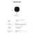 GloboStar® 80105 SONOFF S-CAM Slim Smart Home Security Camera WiFi 2.4GHz 1080P 130° Two Way Audio - Local & Cloud Storage - Nigh Vision - Motion Detection - Motion Alarm DC 5V 1A
