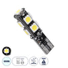 GloboStar® 81096 Λάμπα Αυτοκίνητου LED T10 W5W 2rd Generation Can-Bus Series 9xSMD5050 4.14W 540lm 360° DC 12-16V IP20 Φ1 x Υ3.9cm Ψυχρό Λευκό 6000K