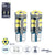 GloboStar® 81103-B Λάμπες Αυτοκινήτου LED T10 W5W 3rd Generation Can-Bus Extreme Series 22xSMD2835 4W 600lm 360° DC 12-16V IP20 Φ1.1 x Υ2.8cm Ψυχρό Λευκό 6000K - Σετ 2 Τεμαχίων σε Blister