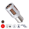 GloboStar® 81277 Λάμπα Αυτοκινήτου & Φορτηγού LED 1156 - BA15S - P21W 3rd Generation Can-Bus Extreme Truck Series 72xSMD3030 7W 840lm 360° DC 12-36V IP20 Φ2 x Υ5cm Κόκκινο