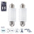 GloboStar® 81334-B Λάμπες Αυτοκινήτου LED 39mm FESTOON - C5W 3rd Generation Can-Bus Extreme Truck Series 2xSMD3030 3W 450lm 120° DC 12-24V IP20 Μ3.9 x Π12.5 x Υ1cm Ψυχρό Λευκό 6000K - Σετ 2 Τεμαχίων σε Blister