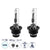 GloboStar® 84033 Λάμπες Αυτοκινήτου HID Xenon D2R Super Vision High Brightness +60% Can-Bus E1 ECER37 360° DC 12-24V IP20 Φ4 x Υ8.5cm Ψυχρό Λευκό 6000K - Σετ 2 Τεμαχίων
