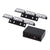 GloboStar® 85011 PRO Series ΣΕΤ 2 x Μπάρες Σήμανσης Οχήματος Αστυνομίας για Αυτοκίνητα & Φορτηγά 3 Προγραμμάτων Φωτισμού STROBE LED HIGH POWER 18W DC 10-30V Αδιάβροχο IP65 Μπλε & Κόκκινο
