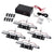 GloboStar® 85015 PRO Series ΣΕΤ 4 x Μπάρες Σήμανσης Οχήματος Οδικής Βοήθειας για Αυτοκίνητα & Φορτηγά 3 Προγραμμάτων Φωτισμού STROBE LED HIGH POWER 36W DC 10-30V Αδιάβροχο IP65 Πορτοκαλί Μ18 x Π4.5 x Υ3cm - 2 Χρόνια Εγγύηση