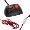 GloboStar® 85032 PRO Series ΣΕΤ 4 x Μπάρες Σήμανσης Οχήματος Αστυνομίας για Αυτοκίνητα & Φορτηγά 13 Προγραμμάτων Φωτισμού STROBE LED CREE CXB COB 36W DC 10-30V Αδιάβροχο IP65 Μπλε