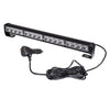 GloboStar® 85272 PRO Series Μπάρα Σήμανσης Οχήματος Πυροσβεστικής για Αυτοκίνητα & Φορτηγά 16 Προγραμμάτων Φωτισμού STROBE LED SMD 3030 32W DC 10-30V Αδιάβροχη IP66 Κόκκινο