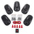 GloboStar® 85303 Πακέτο 5 Τεμάχια Φώτα Όγκου Οροφής - Running Lights για Αυτοκίνητα - SUV - Αγροτικά LED SMD 3030 12W 600lm DC 12V με Διακόπτη On/Off Αδιάβροχα IP65 5x Πορτοκαλί