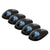 GloboStar® 85304 Πακέτο 5 Τεμάχια Φώτα Όγκου Οροφής - Running Lights για Αυτοκίνητα - SUV - Αγροτικά LED SMD 3030 12W 1200lm DC 12V με Διακόπτη On/Off Αδιάβροχα IP65 5x Ψυχρό Λευκό 6000K