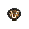 GloboStar® 85439 Vehicle & JEEP Work Lights - Φώτα Εργασίας για Οχήματα και JEEP με V Light DRL & Φλας LED High Power 45W DC 9-36V Αδιάβροχo IP67 Πορτοκαλί & Ψυχρό Λευκό 6000K M17 x Π8 x Υ21cm