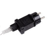 85830 Διακοσμητική Κουρτίνα 3 x 6 Μέτρα με Controller 8 Προγραμμάτων Εναλλαγών Φωτισμού - Επεκτεινόμενη 600 LED 6W AC 230V με Διάφανο Καλώδιο & Πρίζα Schuko Αδιάβροχη IP44 Θερμό Λευκό 3000K Μ3 x Υ6m