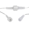 85830 Διακοσμητική Κουρτίνα 3 x 6 Μέτρα με Controller 8 Προγραμμάτων Εναλλαγών Φωτισμού - Επεκτεινόμενη 600 LED 6W AC 230V με Διάφανο Καλώδιο & Πρίζα Schuko Αδιάβροχη IP44 Θερμό Λευκό 3000K Μ3 x Υ6m
