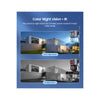 GloboStar® 86077 Επιτοίχια Κάμερα Πρίζας WiFi HD 1080P 350° Διπλή Κατέυθυνση Ομιλίας & Ανιχνευτή Κίνησης - Απομακρυσμένος Έλεγχος - Αδιάβροχη IP65 - Γρι Μαύρο - Μ15 x Π14.5 x Y15cm - 2 Χρόνια Εγγύηση