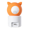 GloboStar® 86081 Επιτραπέζια Κάμερα WiFi HD 1080P 350° Διπλή Κατέυθυνση Ομιλίας & Ανιχνευτή Κίνησης - Απομακρυσμένος Έλεγχος Body Auto Tracking IP20 - Πορτοκαλί Λευκό - Φ8 x Υ13cm - 2 Χρόνια Εγγύηση