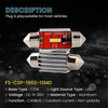 9-28vDc-Canbus Festoon-Σωληνωτος 36mm C5W -1860 SMD 1200Lm- led αυτοκινητου-12watt