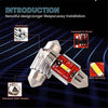9-28vDc-Canbus Festoon-Σωληνωτος 39mm C5W -1860 SMD 1200Lm- led αυτοκινητου-Ψυχρο Λευκο