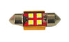9-28volt 31mm-Canbus Festoon-C5w-400Lm-4 smd 3030 Led Αυτοκινήτων-Ψυχρο Λευκο-1τεμ