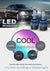 9012-HIR2 Led Αυτοκινητου 16000lm set-Bridgelux cob 9-32vdc Ψυχρο Λευκο 72w-2τεμ.