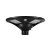 GloboStar® PARK 90501 Αυτόνομο Αδιάβροχο IP65 Ηλιακό Φωτοβολταϊκό Φωτιστικό Στύλου / Κολώνας Πλατείας LED 25W με Ανιχνευτή Κίνησης, Αισθητήρα Νυχτός και Ασύρματο Χειριστήριο Θερμό Λευκό 2700K Φ50 x Υ20cm