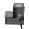 GloboStar® WALLLIGHT-DONA 90732 Αρχιτεκτονικό Επιτοίχιο Γωνιακό Φωτιστικό LED 10W 950lm 10° DC 24V Αδιάβροχο IP66 Μ8 x Π8 x Υ6cm Φυσικό Λευκό 4500K - Γκρι Ανθρακί - 3 Χρόνια Εγγύηση
