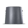 GloboStar® FLOOD-MILO 90741 Κινούμενος Προβολέας - Σποτ Φωτισμού Wall Washer για Φωτισμό Κτιρίων LED 48W 4560lm 10° AC 220-240V Αδιάβροχο IP67 Φ26 x Υ30cm Φυσικό Λευκό 4500K - Γκρι Ανθρακί - 3 Χρόνια Εγγύηση