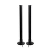 GloboStar® DIGICOLUMN 90760 Σετ 2 Μοντέρνα Επιτραπέζια Φωτιστικά Γραφείου Digital Pixel Symphony Bars LED 16W 1280lm 180° DC 5V με USB 2.0 IP20 - Εναλλαγή Φωτισμού μέσω Τηλεχειριστηρίου - Πολύχρωμα RGB - Dimmable - Μαύρο - Φ3 x Υ45cm - Συσκευασία 2 Τεμ...