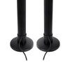 GloboStar® DIGICOLUMN 90760 Σετ 2 Μοντέρνα Επιτραπέζια Φωτιστικά Γραφείου Digital Pixel Symphony Bars LED 16W 1280lm 180° DC 5V με USB 2.0 IP20 - Εναλλαγή Φωτισμού μέσω Τηλεχειριστηρίου - Πολύχρωμα RGB - Dimmable - Μαύρο - Φ3 x Υ45cm - Συσκευασία 2 Τεμ...