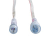 GloboStar® CON-NEONIO 90769 Σετ Αδιάβροχων IP68 Καλωδίων Σύνδεσης για όλες τις NEONIO Digital Neon Flex LED 14.4W/m 12VDC - Διάφανα - Φ1.5 x Μήκος Καλωδίου 15cm