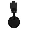 Μονοφασικό Bridgelux COB LED Μάυρο Φωτιστικό Σποτ Ράγας 20W 230V 2400lm 30° Θερμό Λευκό 3000k GloboStar 93102