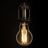 GloboStar® 99007 Λάμπα LED Long Filament E27 A60 Γλόμπος 8W 800lm 360° AC 220-240V IP20 Φ6 x Υ10.5cm Θερμό Λευκό 2700K με Διάφανο Γυαλί - Dimmable - 3 Years Warranty
