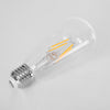 GloboStar® 99015 Λάμπα E27 ST64 Αχλάδι LED FILAMENT 4W 440 lm 320° AC 85-265V Edison Retro με Διάφανο Γυαλί Θερμό Λευκό 2700 K Dimmable