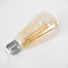 GloboStar® 99047 Λάμπα E27 ST64 Αχλάδι LED LONG FILAMENT 10W 1050 lm 320° AC 85-265V Edison Retro με Μελί Γυαλί Ultra Θερμό Λευκό 2200 K Dimmable