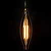 GloboStar® 99167 Λάμπα E27 3.5K Avocados LED LONG FILAMENT 12W 1060 lm 320° AC 85-265V Edison Retro με Μελί Γυαλί Ultra Θερμό Λευκό 2200 K Dimmable